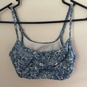 Target blue sports bra size small